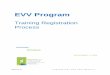 EVV Program · The Registration Overview outlined in this section is a high-level flow chart that walks through the registration process for the Sandata Electronic Visit Verification