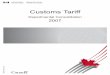 Customs Tariff - cbsa-asfc.gc.ca · of Finance, pursuant to section 14 of the Customs Tariff, hereby makes the annexed Order Amending the Schedule to the Customs Tariff (Harmonized