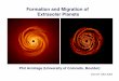 Formation and Migration of Extrasolar Planetsjila.colorado.edu/~pja/documents/aas.pdf · 2004. 5. 28. · Denver AAS 2004 Radial velocity surveys Giant planets are: • Common (FGKM