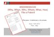 (Why, When, Who, Where, What, How) File a Patent!€¦ · Domenico Golzio European Patent Office dgolzio@epo.org Phd plus: il dottorato si fa strada April, 12th 2012 Pisa -Italy 
