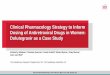 Clinical Pharmacology Strategy to Inform Dosing of ...regist2.virology-education.com/presentations/2019/... · Clinical Pharmacology Strategy to Inform Dosing of Antiretroviral Drugs
