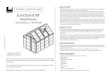 EuroStyle 6’X8’EuroStyle 6’X8’ Greenhouse 255x193x203 cm / 100”X76”X80” Keep these instructions in a safe place for future reference. You must read these instructions