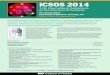 L CF ICOS EX 0713 A3-3...Key dates Abstract submission deadline 1 April 2014 Early registration deadline 20 June 2014 Registration deadline 15 July 2014 Confirmed speakers • Low