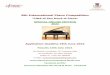 6th International Piano Competition€¦ · iban: it18 w089 0436 2800 5701 1011 752 bic: ccrtit2tpre Banca San Biagio del Veneto Orientale viale della Libertà 29, 30027 San Donà