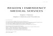 REGION I EMERGENCY MEDICAL SERVICES...The Illinois Department of Public Health Emergency Medical Services Region 1 Advisory Council (Advisory Council) is established pursuant to Section