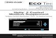 UnityTM 2 Control Modbus Supplement...Part number 550-100-266/1120 – 3 – Unity™ 2 Control — Modbus Supplement Modbus Set-up for ECO® Tec 80 - 199 MODBUS/BMS CONNECTIONS -