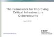 The Framework for Improving Critical Infrastructure Cybersecurity 2019. 5. 21.آ  Cybersecurity Framework