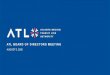 ATL BOARD OF DIRECTORS MEETINGSep 08, 2019  · signal priority (TSP), TNC partnership zones, fleet electrification, and communication enhancements Transit hubs with features like