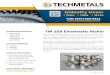 Techmetals - Industry Uses · 2020. 2. 19. · Coating Specifications: g AMS-2403 AMS-2423 AMS-2424 AMS-QQ-N-290 QQ-N-290 Industries Utilizing: g Printing g Defense g Oil & Gas Technical