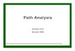 Path Analysis DD06ibg€¦ · Path Analysis • Allows us to represent linear models for the relationships between variables in diagrammatic form • Makes it easy to derive expectation