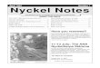 April 1997 Number 7 Nyckel NotesNyckel Notes Apr 1997 2 Saturday, July 12, 1997 9 am to 5 pm: Workshop, cost $30. Good Templar Center 2922 Cedar Ave. So. Minneapolis, MN Lunch—bring