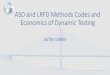 ASD and LRFD Methods Codes and Economics of Dynamic ......ASD LRFD 14 Statistical analysis methods Mean (bias) = λ Average of results Standard Deviation = σ 68% of data fall within