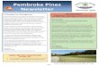 Pembroke Pines Newsletter · 2016. 11. 2. · Pembroke Pines Newsletter November 2016 Beautiful fall foliage along the Soucook River on the 17th hole. Swing Tip Next time you are