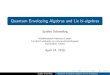 Quantum Enveloping Algebras and Lie bi-algebrasdrorbn.net/AcademicPensieve/Talks/Matemale-1804/Pub/Sc...Quantum Enveloping Algebras and Lie bi-algebras Sjabbo Schaveling Mathematisch