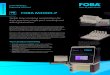 FOBA M2000-P - graviranje.rsThe M-Series is FOBA's new generation of advanced laser marking worksta-tions for the precise and economic processing of small, large and geometric-ally