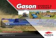 Gason - Strathalbyn’s Home of Farm Machinery For Sale · 2017. 11. 22. · Slashers are designed for contractors, orchardist and government users requiring an easily manoeuvrable,