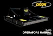 SLASHA OPERATORS MANUAL - Digga · 2019. 10. 2. · 2 PM-000084-D - Slasher Operators Manual - OCTOBER 2017 Congratulations on the purchase of your new DIGGA Slasher! This product