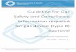 Guideline for gas safety compliance: Information required for ......Petroleum & Gas Inspectorate | Resources Safety & Health Queensland 4 of 10 Technical Content The information required