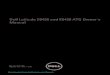 DELL LATITUDE E6420 User Guide Manual Operating Instructions · 2017. 8. 31. · Dell Latitude E6420 and E6420 ATG Owner's Manual Regulatory Model P15G Regulatory Type P15G001, P15G002