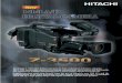 The Hitachi Z-3500 offers Professional users the best ... · on the camera's triax unit for instances were a video feed need take advantage of the camera's existing location without