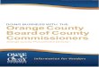 DOING BUSINESS WITH THE Orange County Board of County … Services... · 2019. 11. 11. · Invitation for Bid (IFB) (Over $35,000): All purchases exceeding $35,000 are acquired through
