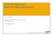 SAP NetWeaver Identity Management - Procatsprocats.de/akNord/images/cm/SAP_NW_IdM4DSAG_Demo_Extern.pdf · SAP NetWeaver Identity Management 7.0 Web App. Legacy App. Lotus Notes Databanken