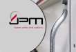 Spare parts and options - Bennes JPM...Ref. : R220 Kit Mudflaps SRW 260x300 mm Logo JPM + screw kit Ref. : R221 Kit Mudflaps DRW 400x300 mm Logo JPM + screw kit 20 FIXING BRACKET Ref