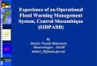 Experience of an Operational Flood Warning Management ......Buzi River Basin through effective people-oriented inter-district operational flood warning management system. The specific
