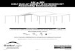 2-IN-1 MAX AP CANOPY & EXTENSION KIT Assembly Instructions · 2011. 5. 21. · Page 3 05-23530-0D 10' x 20' 2-in-1 MAX AP™ Canopy & Extension Kit - 8 Leg - Parts List - Model #23530