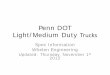 Penn DOT Light/Medium Duty Trucks...Service Body (PADOTSY5) Whelen Model # PADOTSY5 • Equipment List – (1) R10PADOT • R10 – Mini Bar Warning – (2) M6AD • M6-Amber Warning