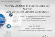Accuracy Validation of a Spectroscopic Gas Analyzer using ...climate.go.kr/home/cc_data/2016_GAW_Workshop/1_4...N2 O2 Ar induced Total pressure broadening vs. difference between the