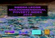OPHI - Multidimensional Poverty Index 2019 · 2019. 5. 16. · Initiative (OPHI) in collaboration with the Ministry of Planning and Economic Development, Statistics Sierra Leone and
