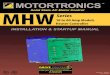 Motortronics - Drive Centre · 2017. 3. 31. · Motortronics 3 Chapter 1 - General Information 1.1 Description The Motortronics MWH Series Solid State Motor Winding Heater is designed