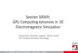 GPU Computing Advances in 3D Electromagnetic Simulationdeveloper.download.nvidia.com/GTC/PDF/GTC2012/... · 2012. 9. 11. · 3D Full Wave electromagnetic field simulation tools for