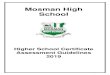Mosman High Schoolmosmanhighschool.com.au/wp-content/uploads/2019/09/hsc... · 2019. 9. 18. · HSC assessment occurs during the HSC course only. No marks from assessments held during