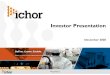 ICHR at CEO Summit Dec 2020 - Ichor Systems...Act of 1933, as amended, and Section 21E of the Securities Exchange Act of 1934, as amended, regarding Ichor Holdings, Ltd. and its subsidiaries