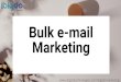 Bulk E-Mail Marketing