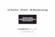 Chris Van Allsburg - My Savvas Training · 2020. 8. 26. · Chris Van Allsburg Resources ASSESSMENT AND PROGRESS MONITORING Monitoring Student Progress Reading Passage from Just a
