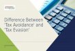 Difference Between Tax Avoidance and Tax Evasion | Bookkeeping and Accounting Pricing | Accountooze Virtual Accountants