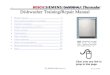 Dishwasher Training/Repair Manual - ApplianceAssistant.com · 2016. 2. 14. · Dishwasher Training/Repair Manual ... dishwasher by removing the right side panel and blocking the tank