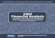 Financial Analysis 2003 Vol 2 - PHC4 | Pennsylvania Health Care … · 2004. 9. 1. · 2 • 2003 Financial Analysis, Volume Two • PHC4 2003 Financial Analysis, Volume Two • PHC4