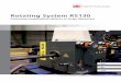 Rotating System RS130 - PRUFTECHNIK · 2019. 9. 5. · rotating system spirally scans the Precise test piece guidance Built-in centering The solidly-built, 3-roller center-ing guarantees