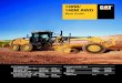 Specalog for 140M/140M AWD Motor Grader, AEHQ5731-04 · electronics including Cat® Messenger, AccuGrade™ blade control system and Cat ET, create a “Smart Machine” that optimizes