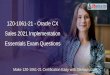 1Z0-1061-21 - Oracle CX Sales 2021 Implementation Essentials Exam Questions