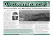 SOCIETY OF AMERICAN FORESTERS Western Forester...Foresters have been dealing with dis-turbances and other “surprises” for decades. Based on a strong scientific foundation compiled