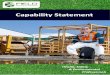 Capability Statement · Professionals . ABOUT US FIELD HSE was established in 2009 as a provider of Health & Hygiene, Safety & Environment (HSE) technical and consulting services