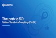 The path to 5G · 2017. 9. 29. · Starting today with Gigabit LTE, C-V2X Rel-14, and massive IoT deeper coverage Mission-critical services Enhanced mobile broadband Massive Internet