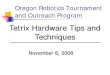 Oregon Robotics Tournament and Outreach Programengineering.nyu.edu/gk12/amps-cbri//pdf/RobotC FTC Books...Lego sensors and Hi-Technic sensors are allowed More motors, servos, sensors,