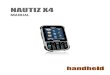 NAUTIZ X4 - Subsea Technologies · 2016. 8. 26. · NAUTIZ X4 Manual Version 1.1 5 handheld Accessories P/N Description NX4-1004 Standard battery NX4-1007 Homebase office docking