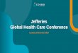 Jefferies Global Health Care Conference · 2019. 11. 25. · Eleview GI Genius (EU) Rich development pipeline Stakes in other pharma companies: 45% Cassiopea 19.5% RedHill 8.2% Paion